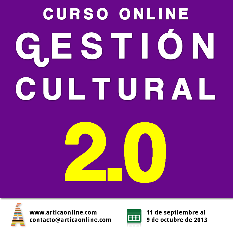 flyer gestión cultural septiembre 2013