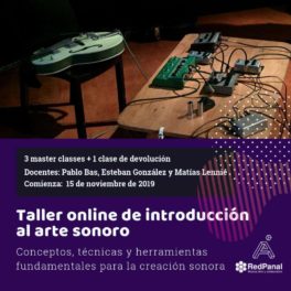 Taller de introduccion al arte sonoro